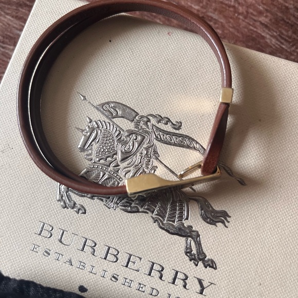 Burberry Tan Leather Belt - Picture 5 of 5